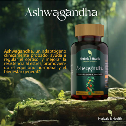 Ashwagandha - Capsulas para reducir el estrés